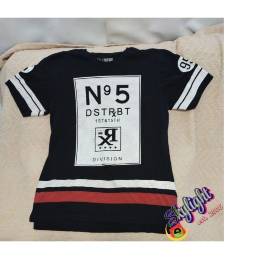 Dstrxbt Men Multicolor Short Sleeve Cannabis Graphic T-Shirt Streetwear Sz L Reg